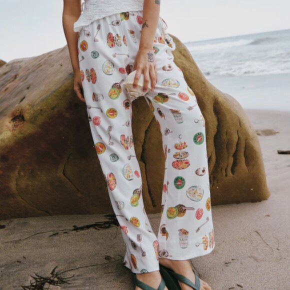 Lisa Says Gah Pants - Nora Pant Lisa Says Gah - Caviar Dreams White